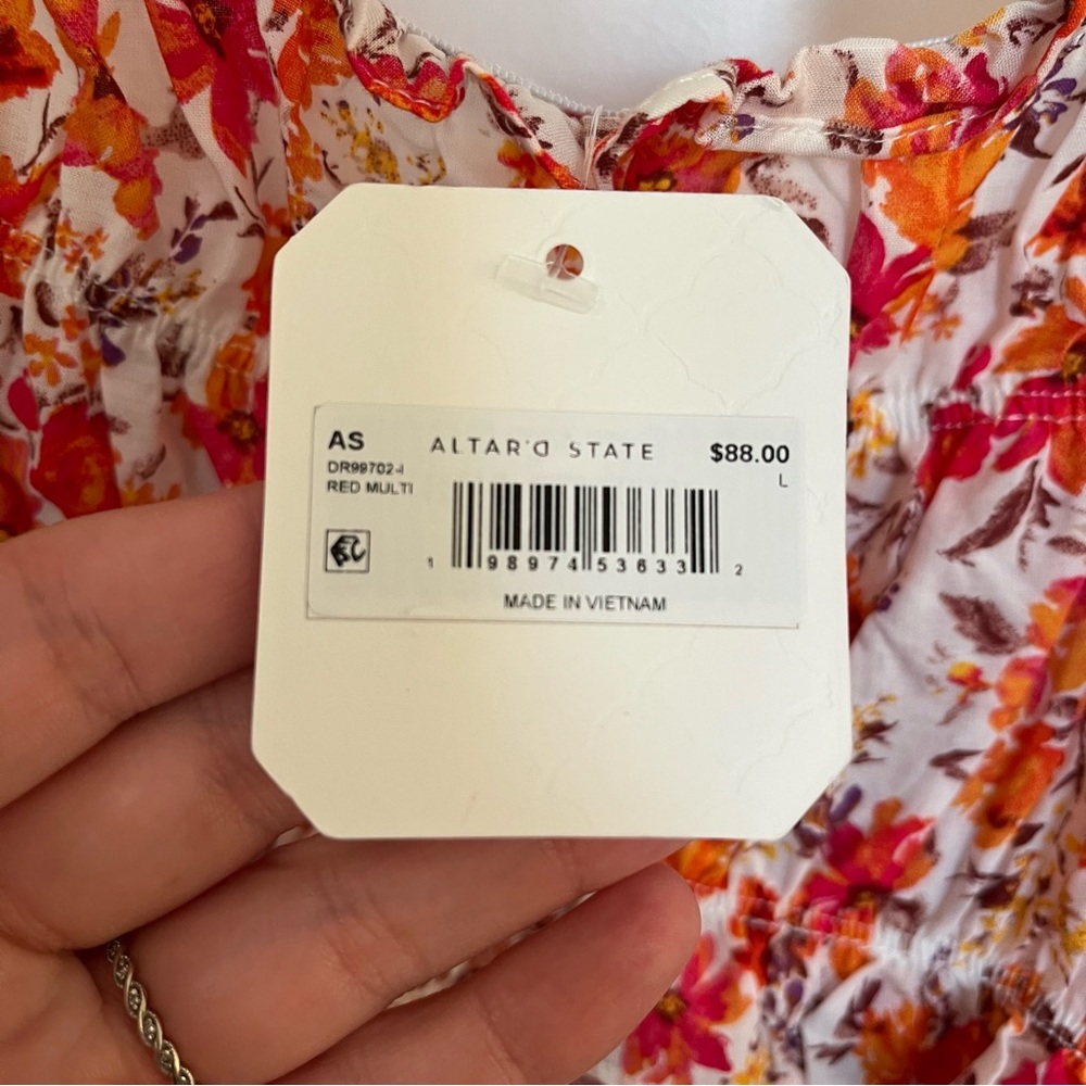 NEW Altar’d State Floral Maxi Dress Size Large Available NWT - Picture 7 of 9